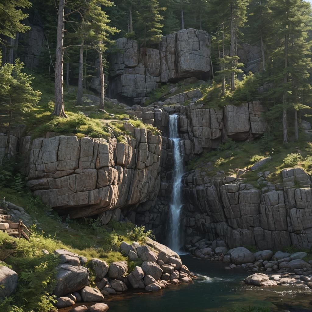 Acadia National Park Concept Art in Unreal Engine