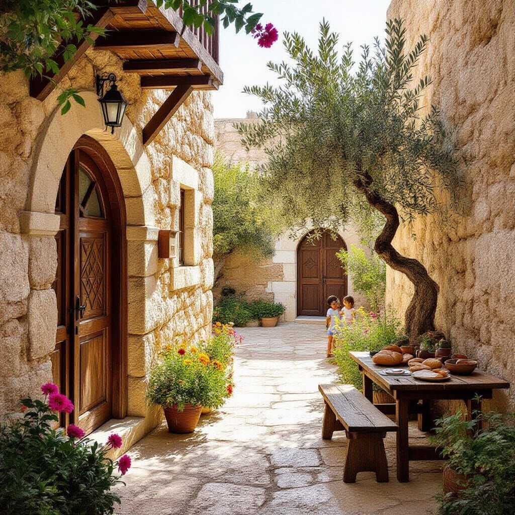 Modest Jerusalem Home Amidst Ancient Olive Trees