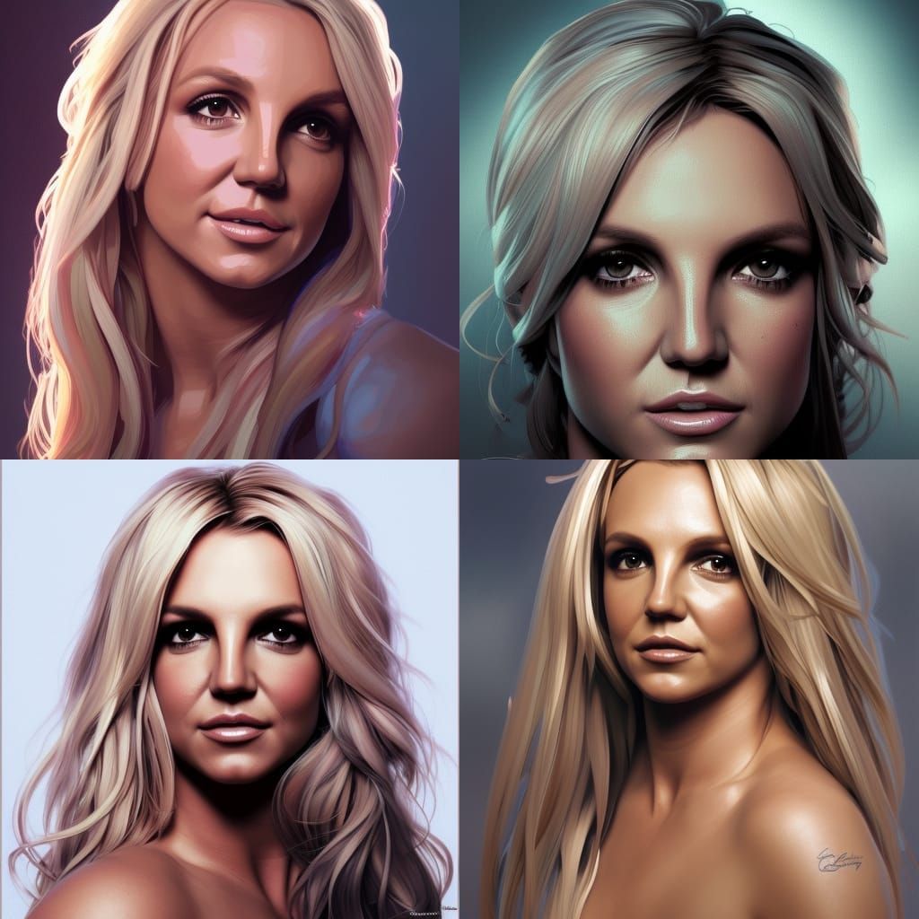 Detailed Portrait with Dynamic Lighting in Art Nouveau Style