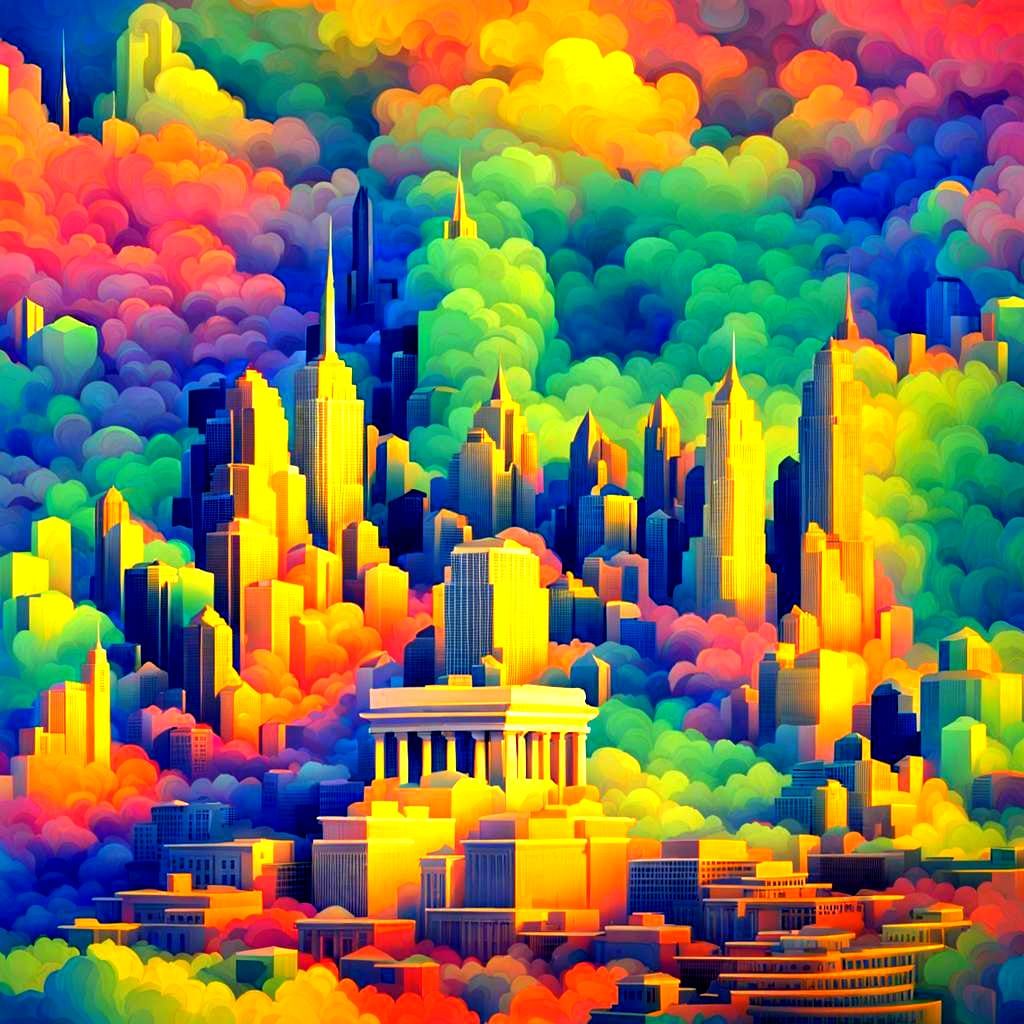 Circuit Board City: A Technological Metropolis