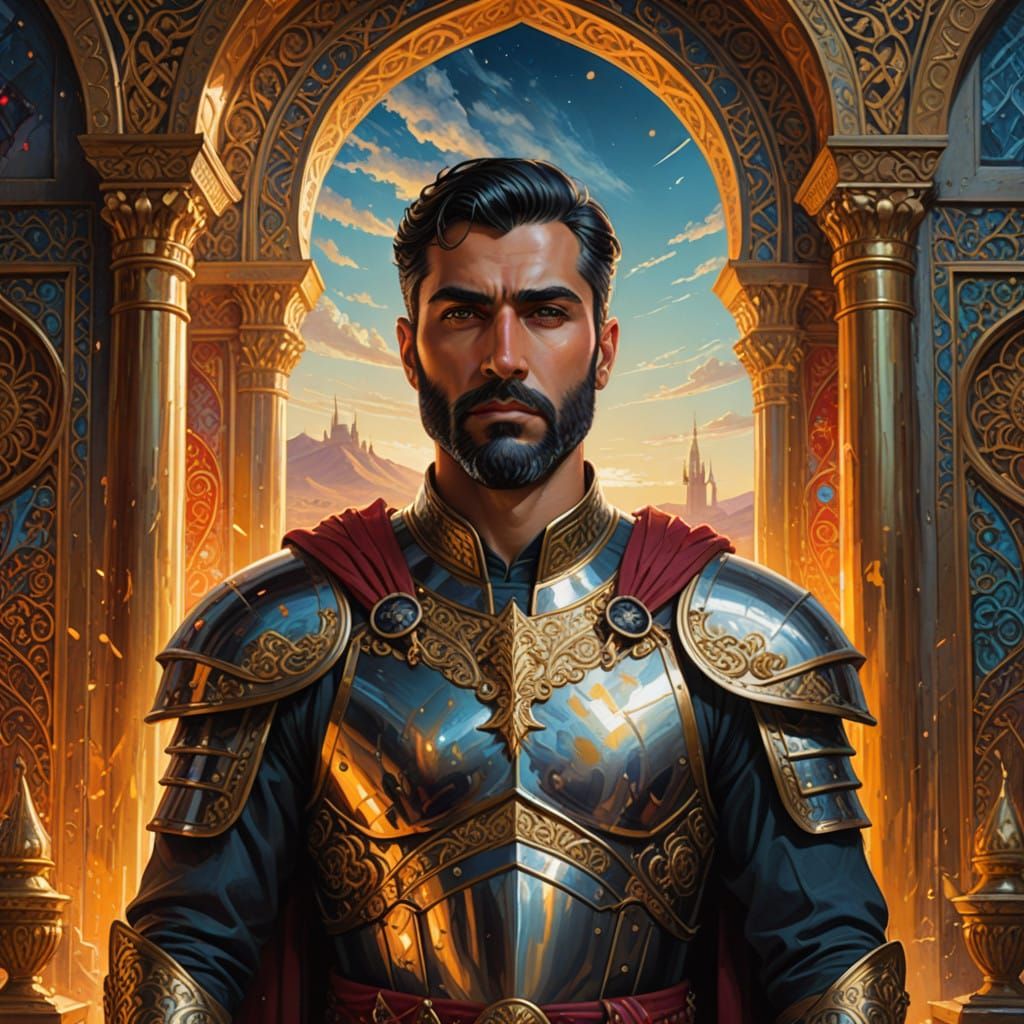 Regal Doorkeeper in Golden Armor