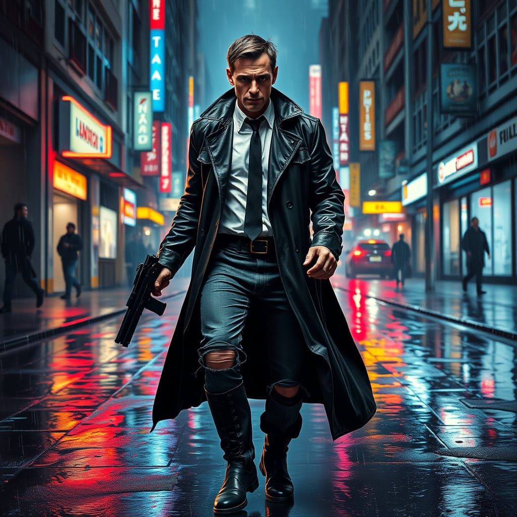 Cyberpunk Metamorphosis: White Collar to Street Samurai