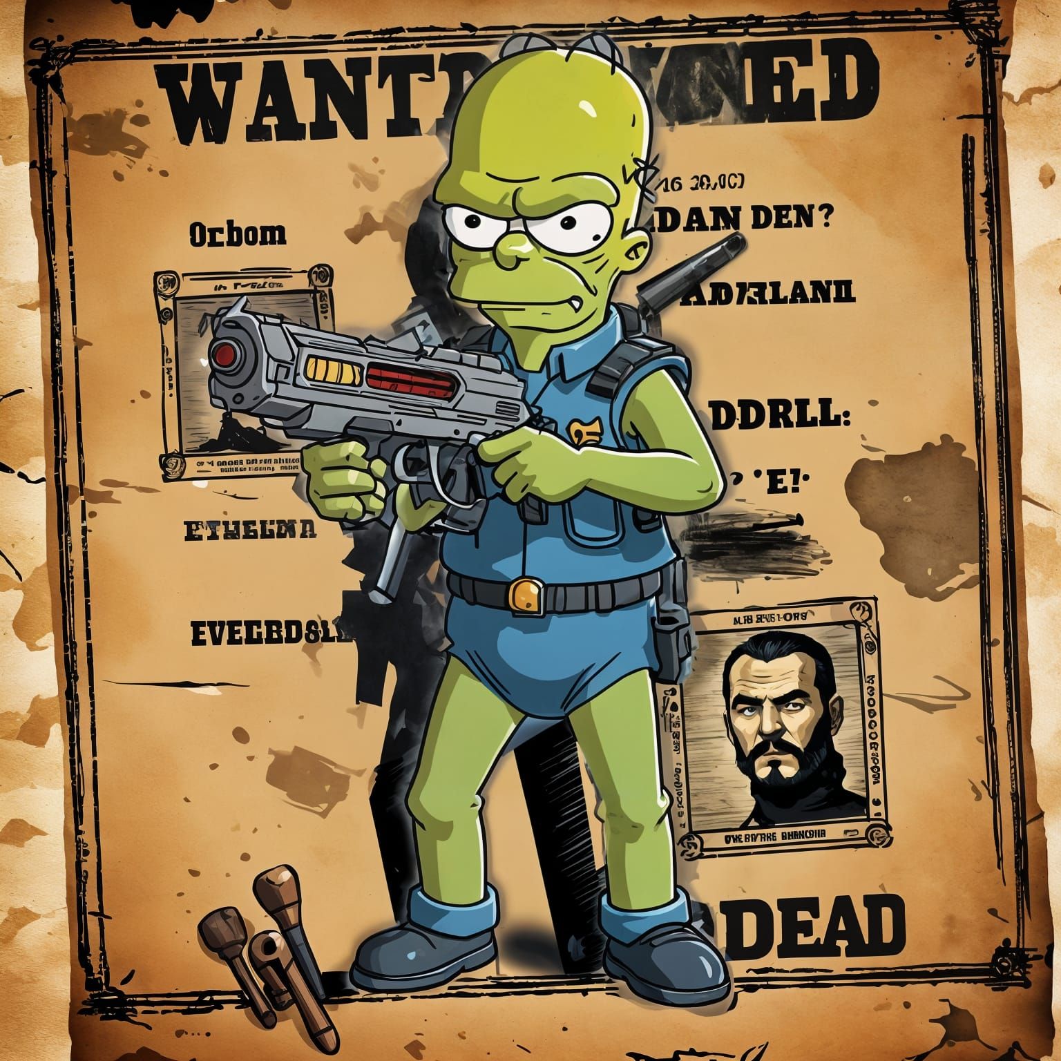 Bold Block Lettering of the Word Killer