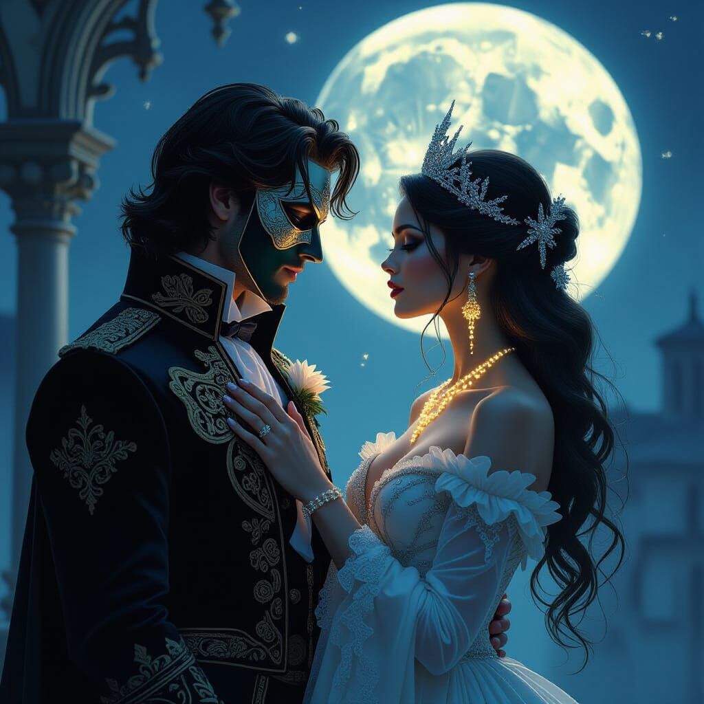 Fae Prince Claims Masked Figure at Masquerade