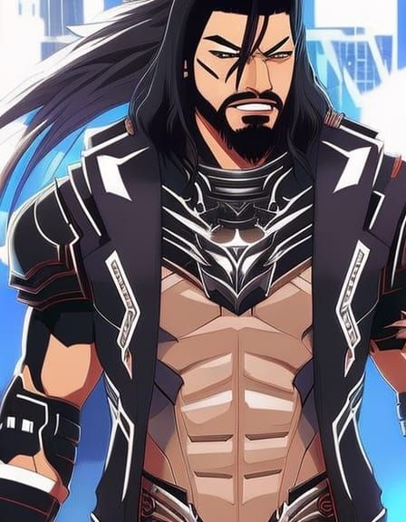 Cyberpunk Edgerunner Character in Anime Style