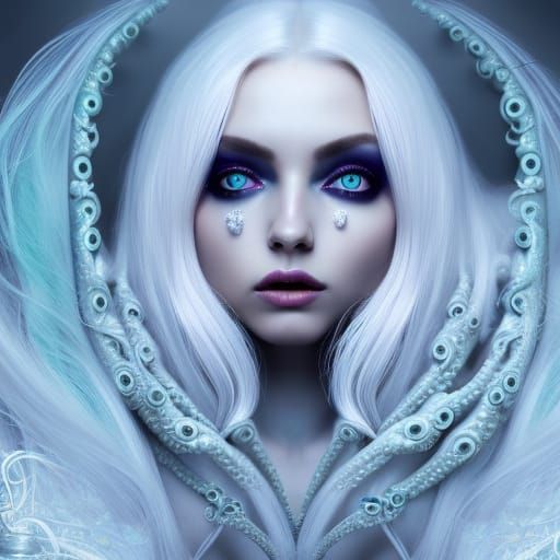 Bewitched Fairy Princess Portrait in Digital Art Style