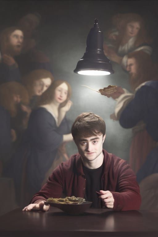 Daniel Radcliffe Eats a Cracker: Renaissance Portrait