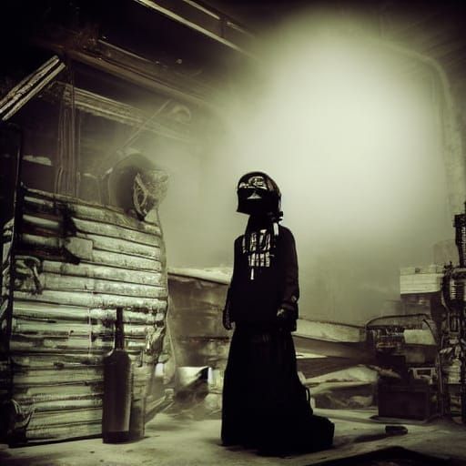 Surreal Industrial Decay in a Dark, Gritty Aesthetic