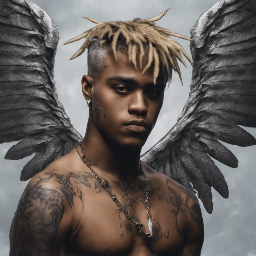 Hyperrealistic Portrait of Angelic Figure with Halo