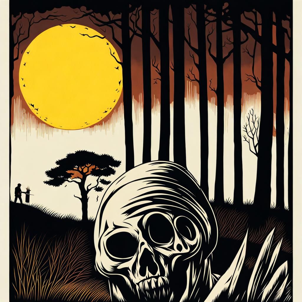 Friday 13th [Giallo Grindhouse Screen-Print Poster SDXL]