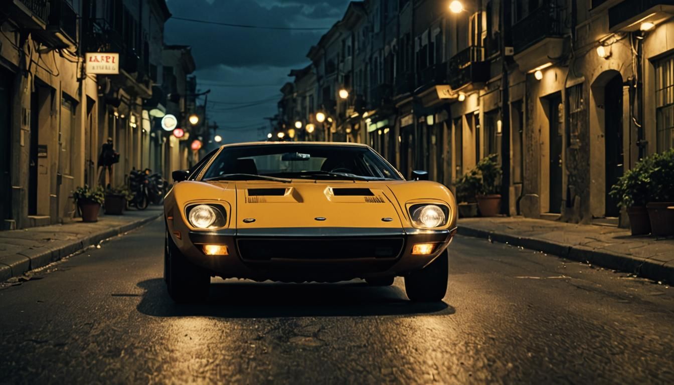 Ford De Tomaso Pantera Races Through Naples in Film Still