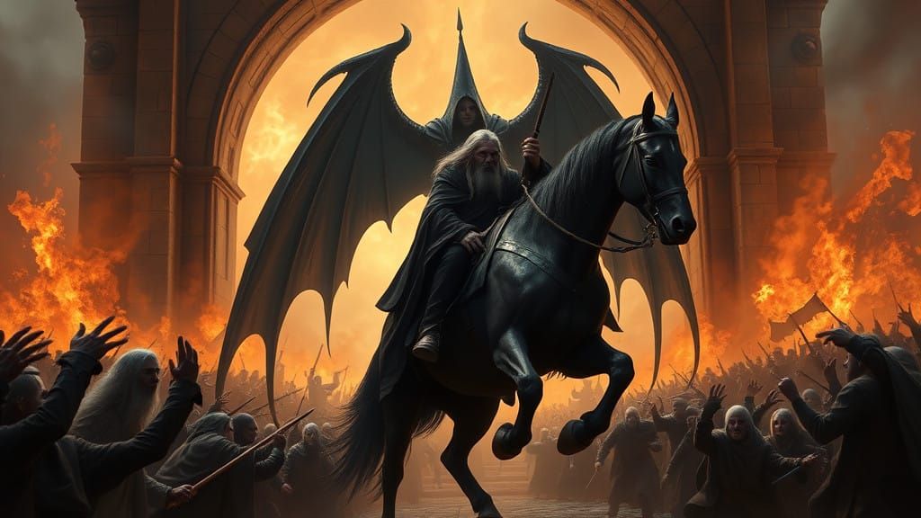 Dark Lord of Mordor Rides into Shadowy Realm