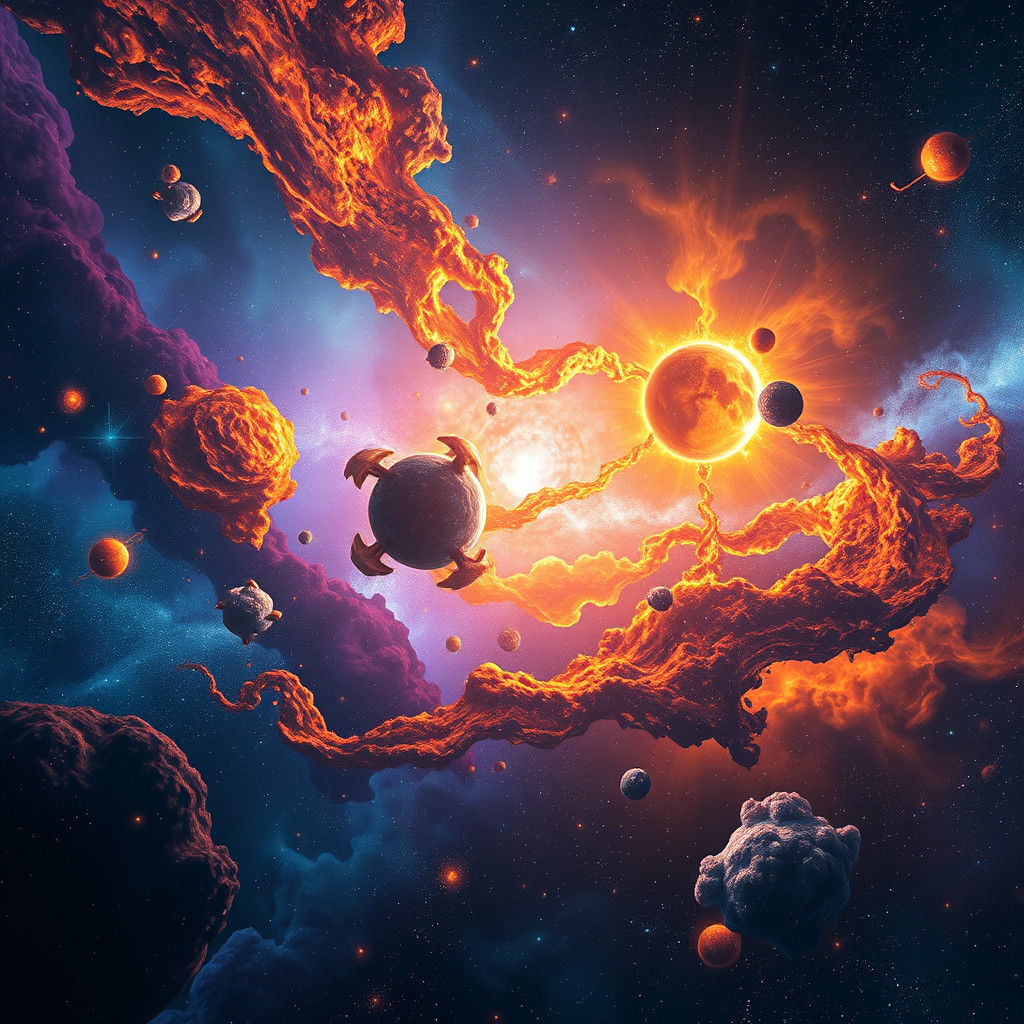 Surreal Galaxy Concept Art in Unreal Engine 5