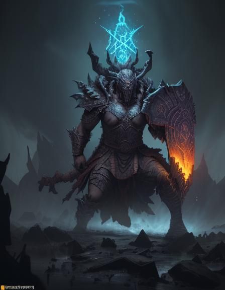 Surtr Burns the World: Norse Myth in Dark Fantasy Style
