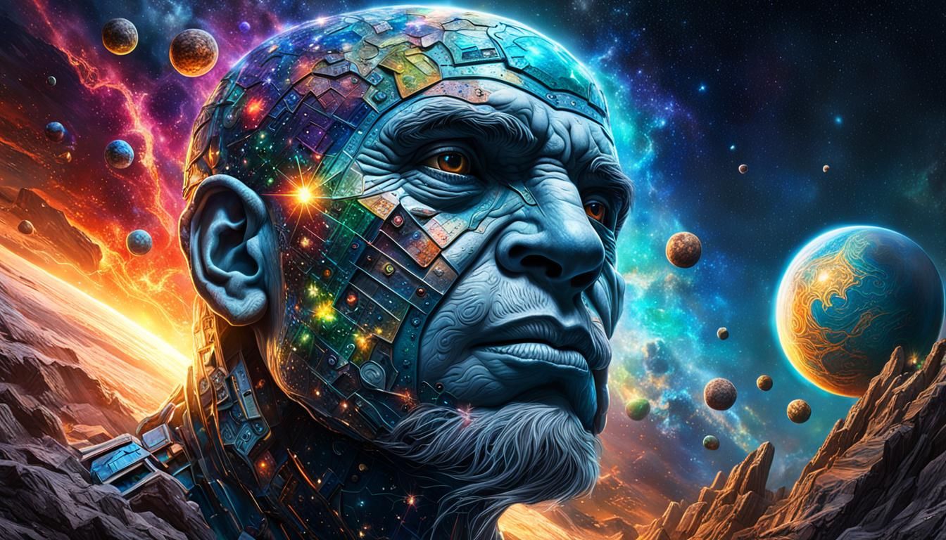 Cosmic Fantasy: Descendants of Earth in Hyperrealism