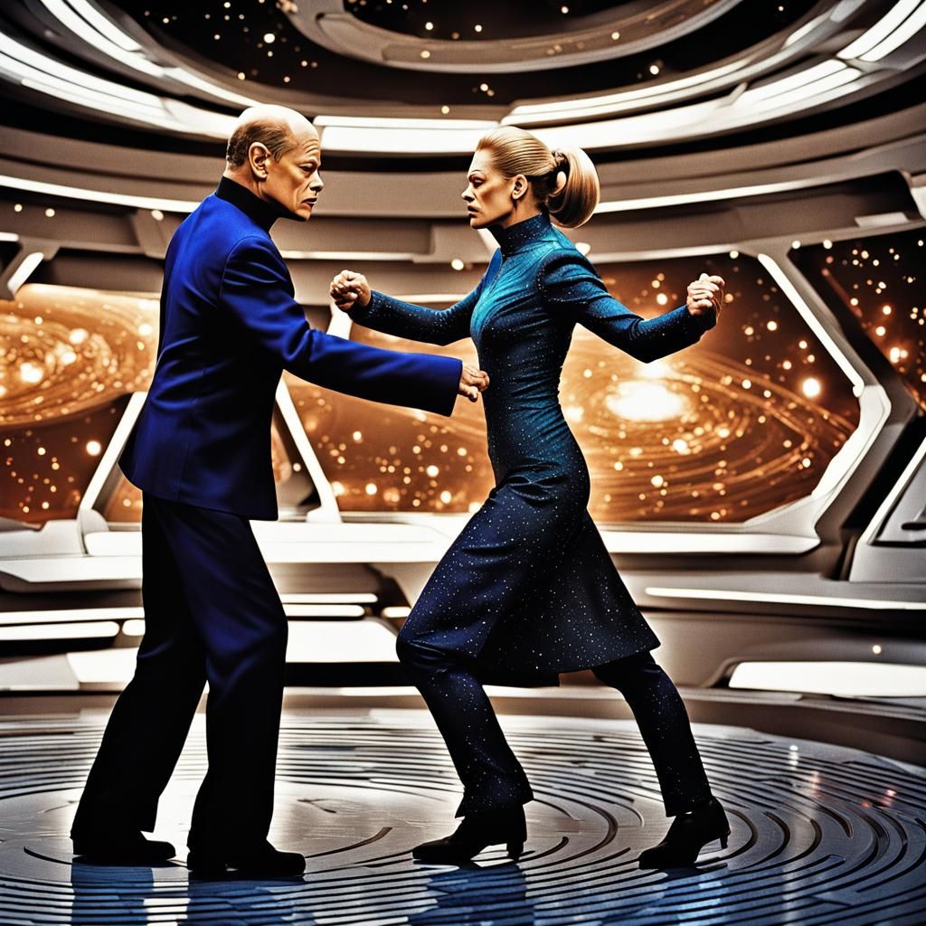 Star Trek Voyager: Seven and Doctor Dancing