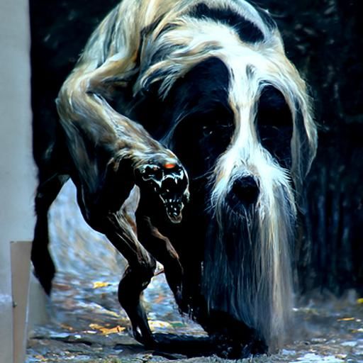 Skin Walker in Oil Painting Style