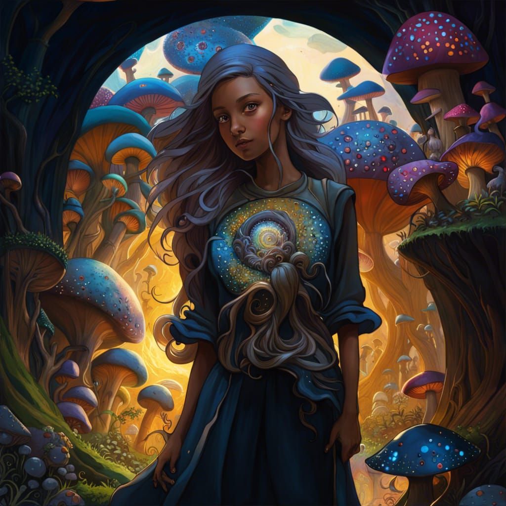 Magic Shroom City Inside Nature Portal