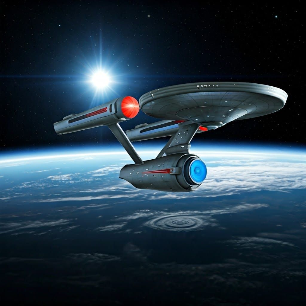 the starship Enterprise