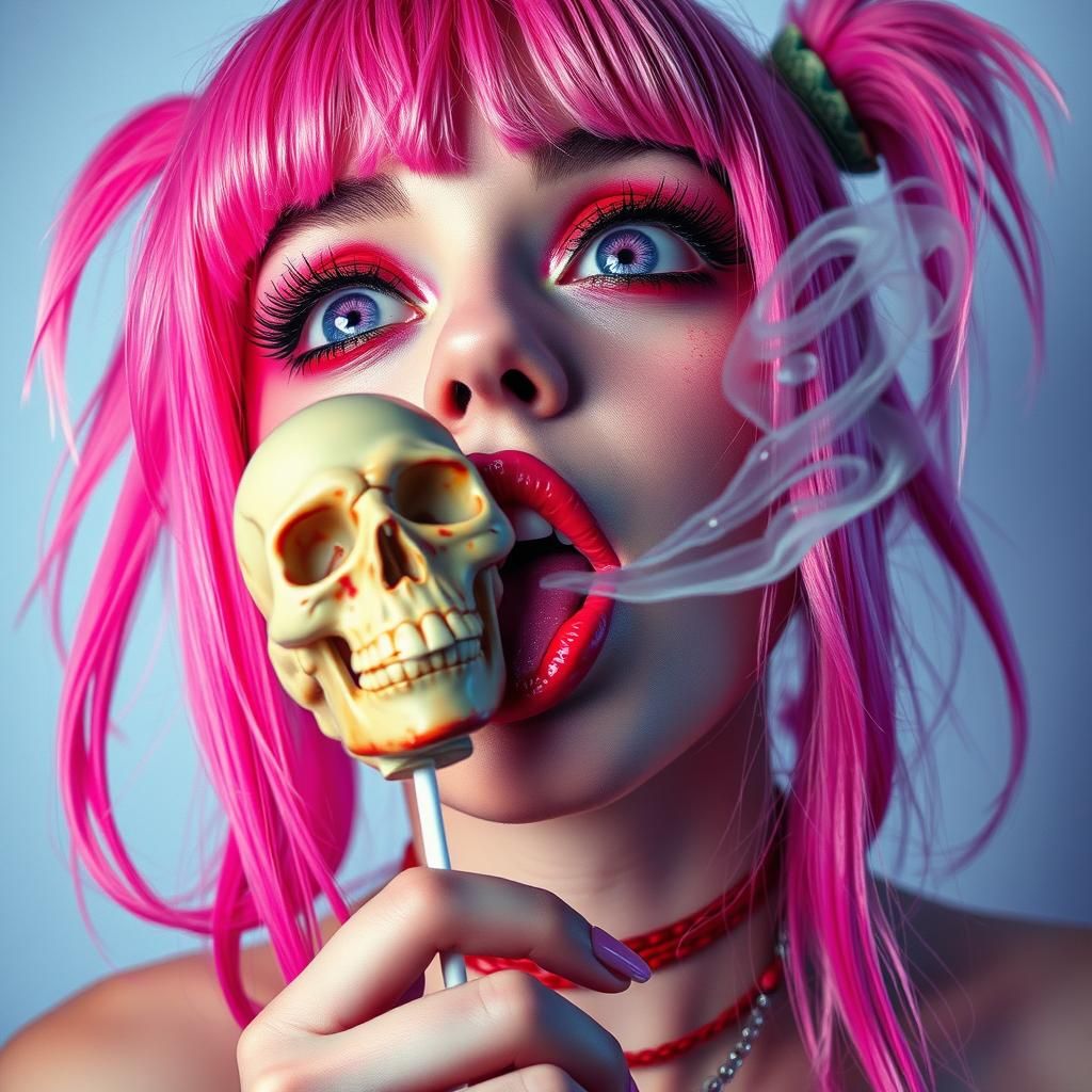 Belle Delphine 💗 Skull Lollipop