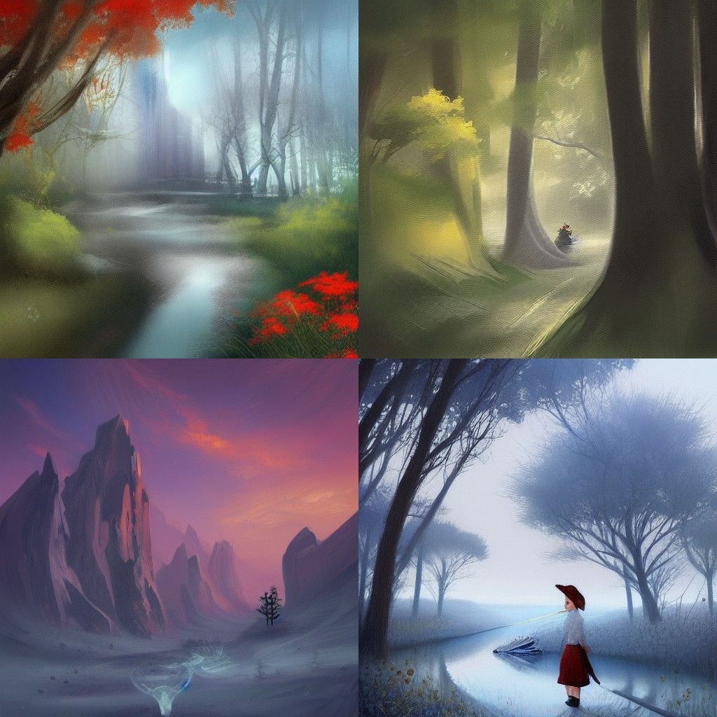 Portrait in Yuanda Yu's Distinctive Style