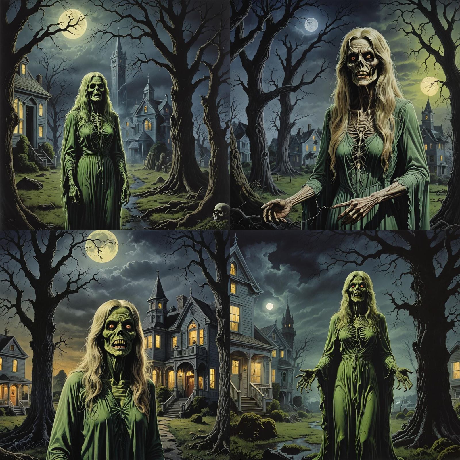 Eldritch Irish Banshee Matte Painting