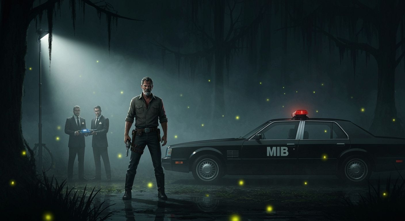 Cajun Lawman in Midnight Swamp Noir