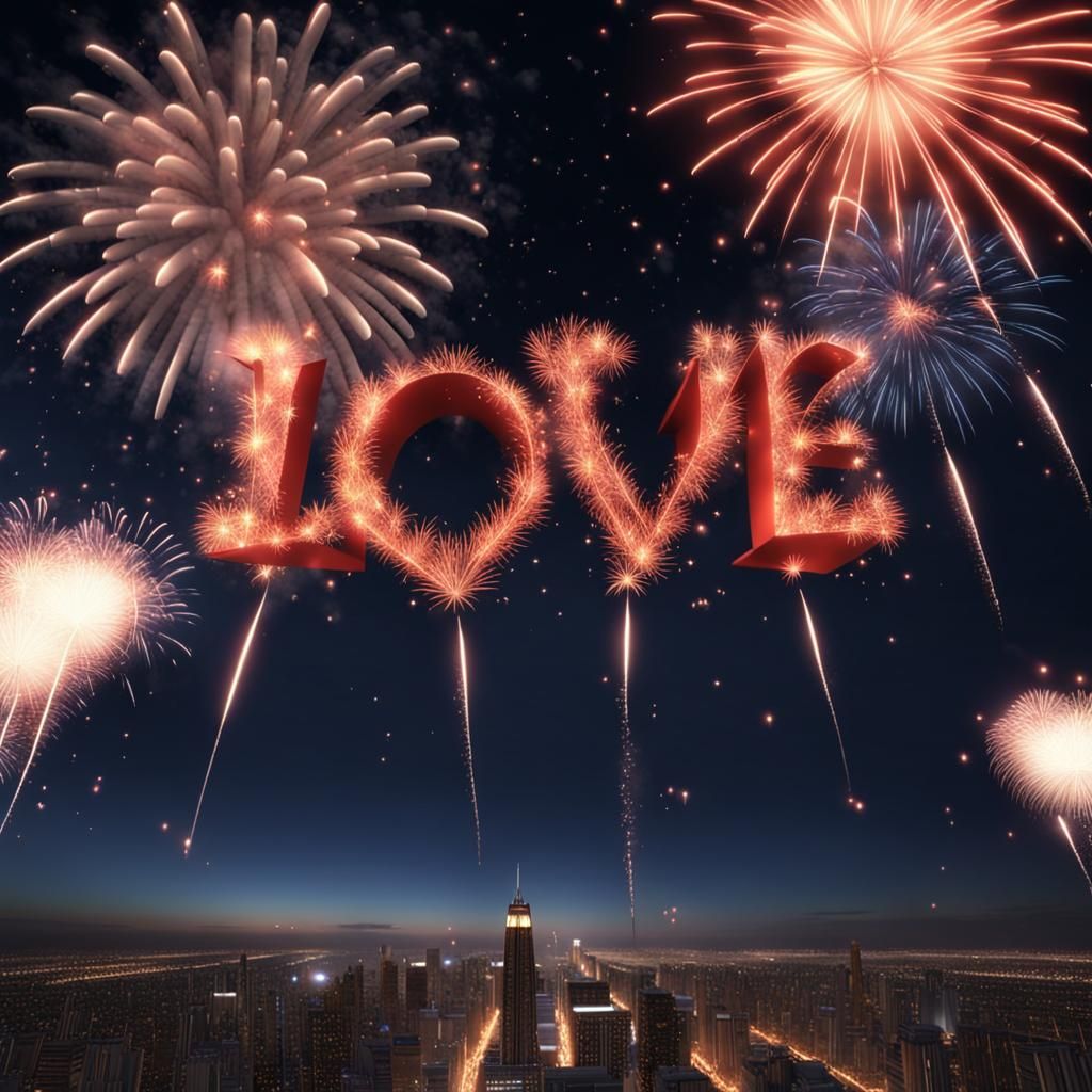 In the midst of fireworks