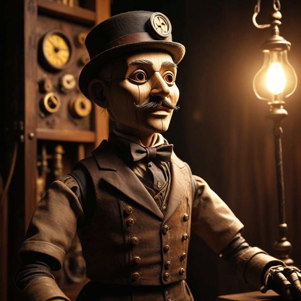 Steampunk Puppet Show in Spotlight