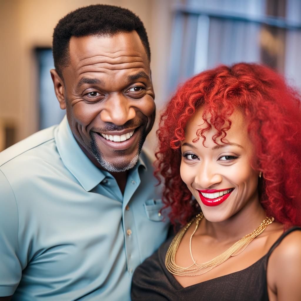 Elegant Portrait of a Proud Father and Daughter