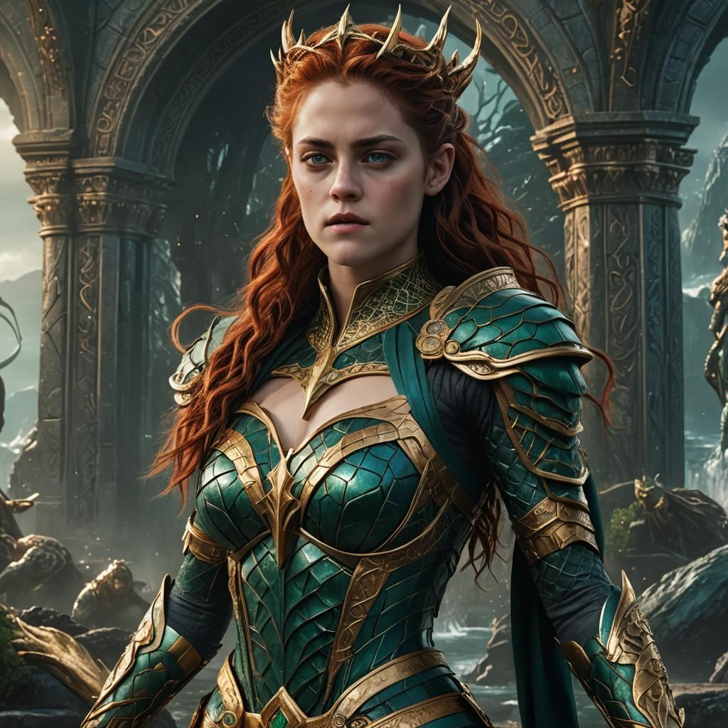 Kristen Stewart as Princess Mera: Fantasy Concept Art