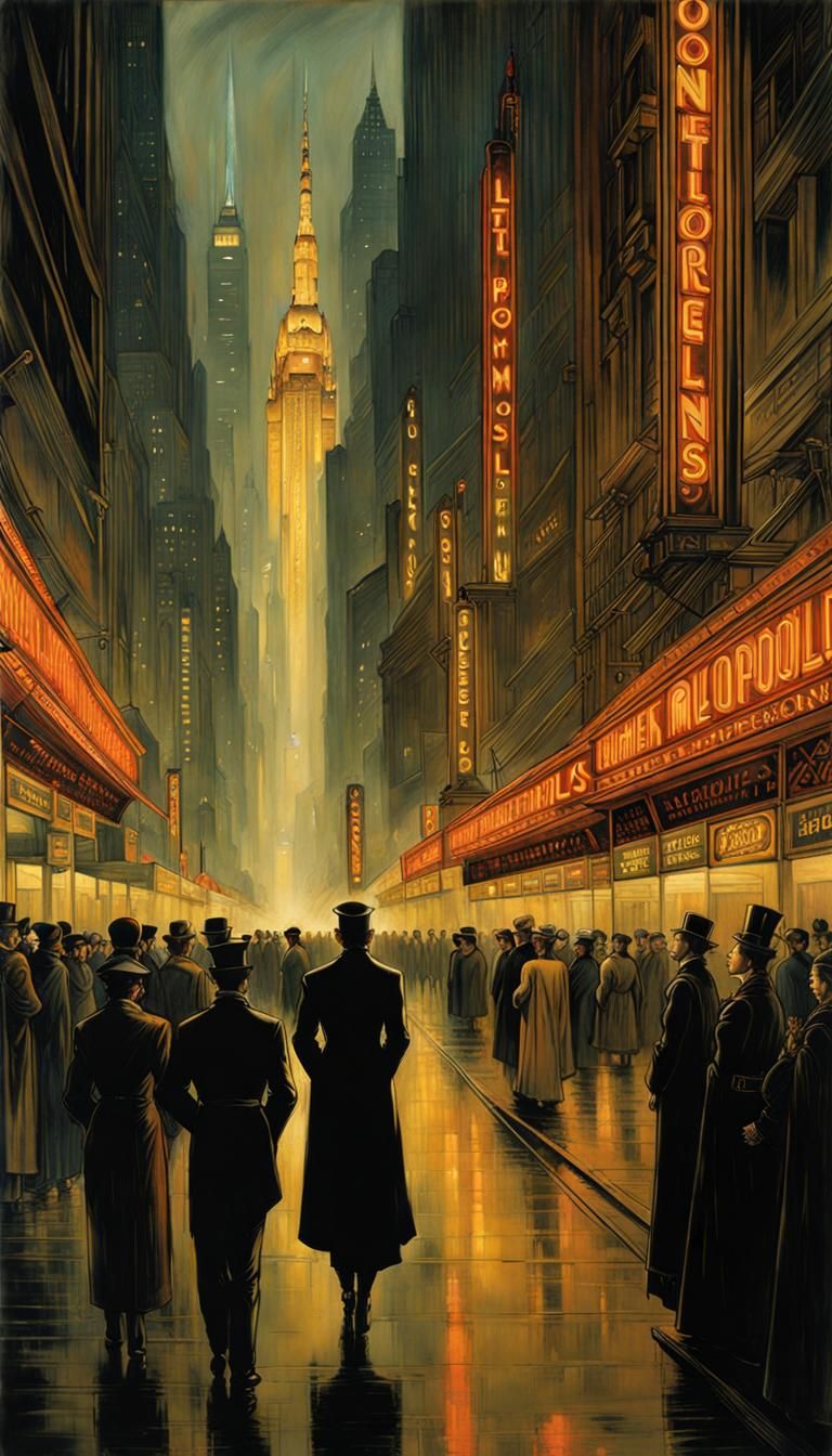 Metropolis Queen: Hyperreal Digital Matte Painting