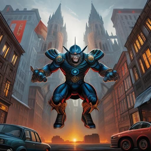 EM Germany 2024 in Comic Book Art Style