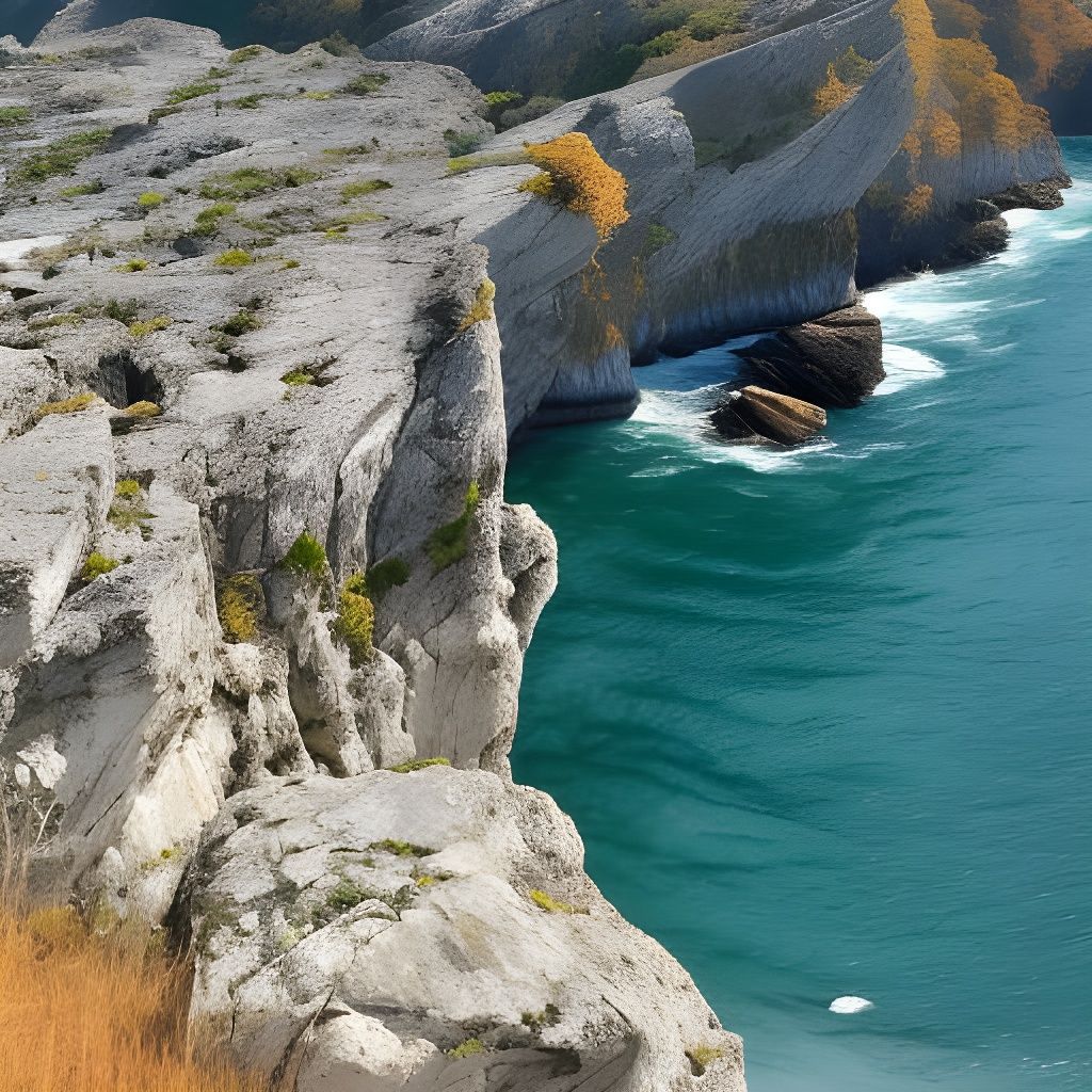 Scenic Rocky Limestone Coastline
