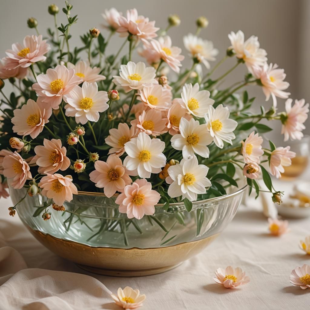 Dreamy Impressionist Flowers in Soft Focus Photography
