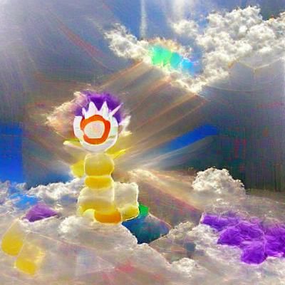 Divine Chakra in Heavenly Sunshine