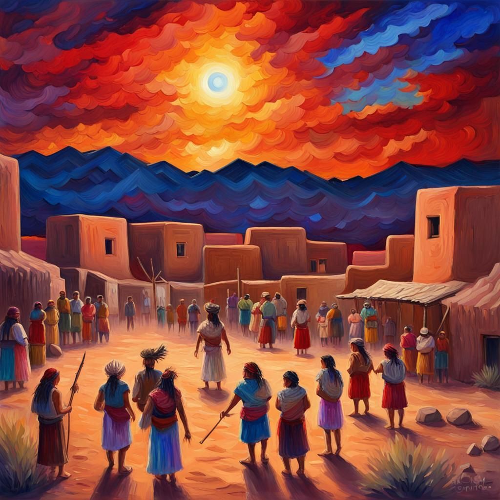 Indigenous Peoples Day: Impasto Oil Painting