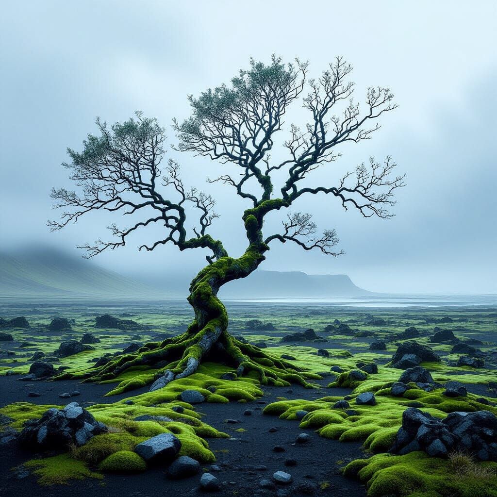 Tree in Iceland