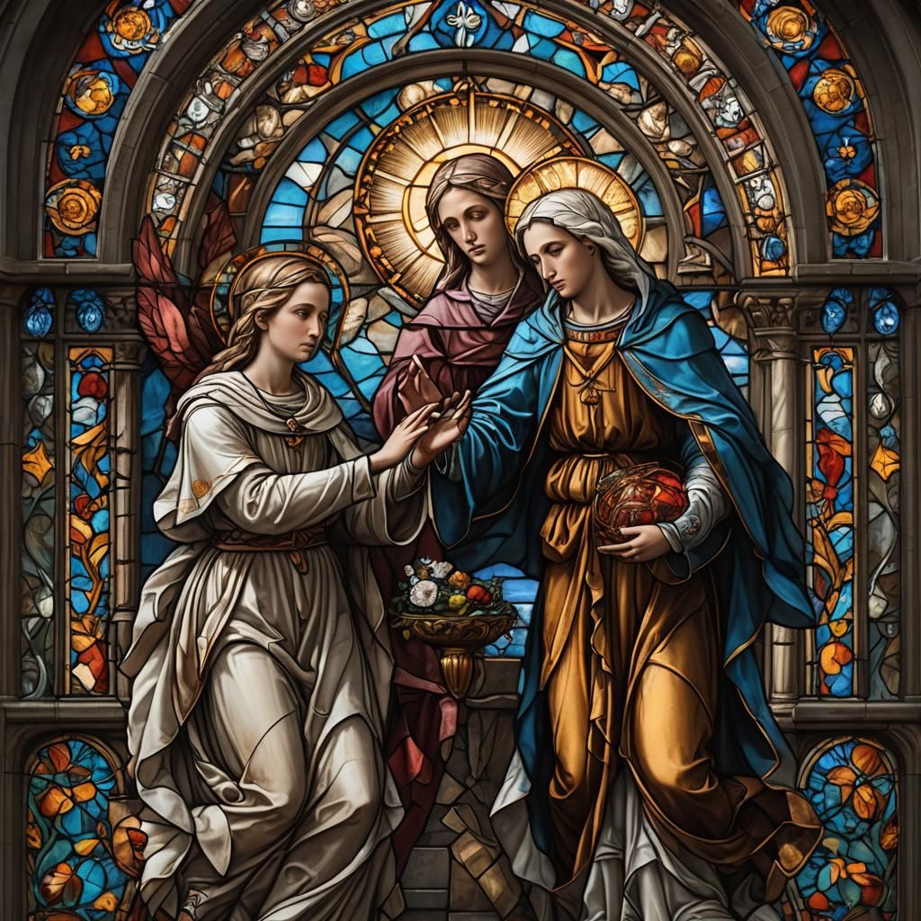 Annunciation of the Virgin Mary Stained Glass