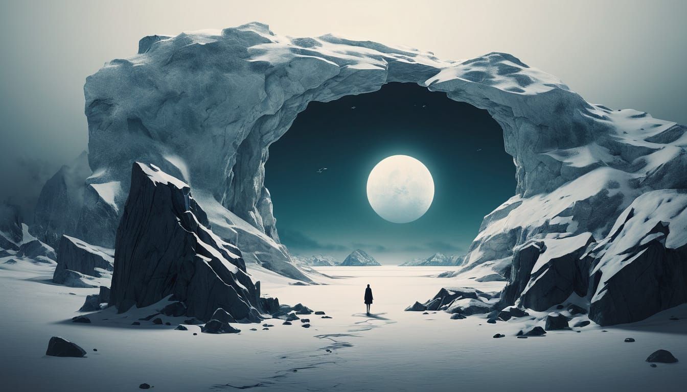 Surreal Isolation Masterpiece in Photorealistic Style