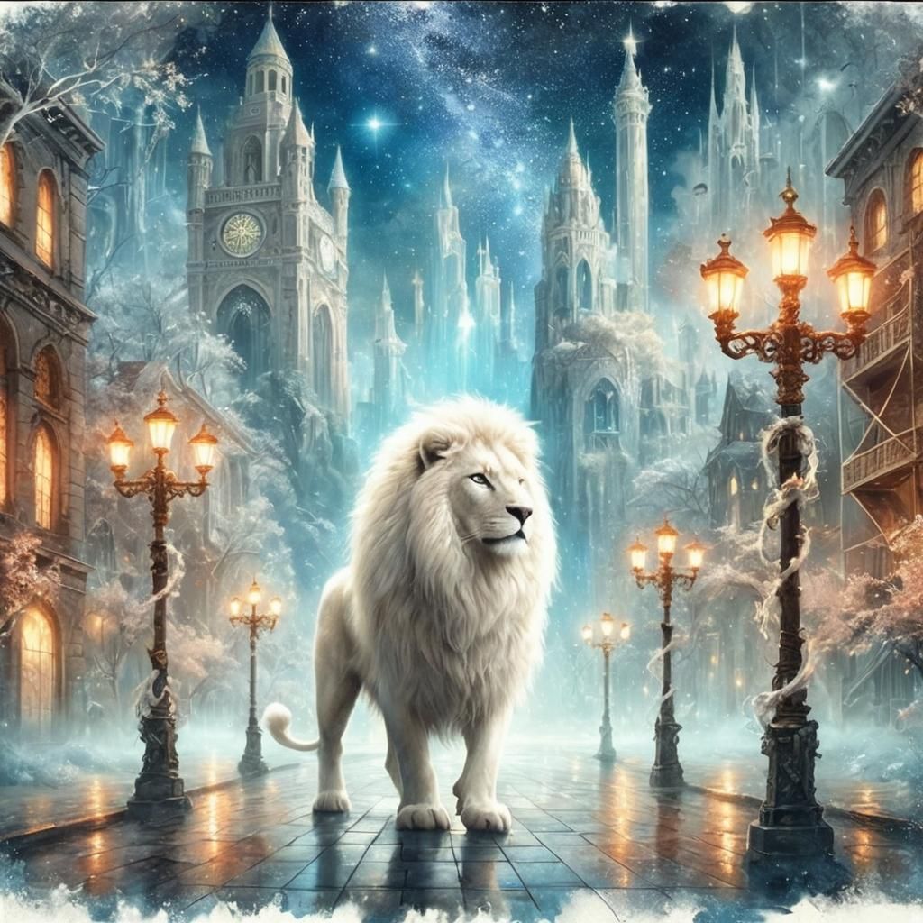 Dreamscape Guardian in Ethereal Fantasy Art