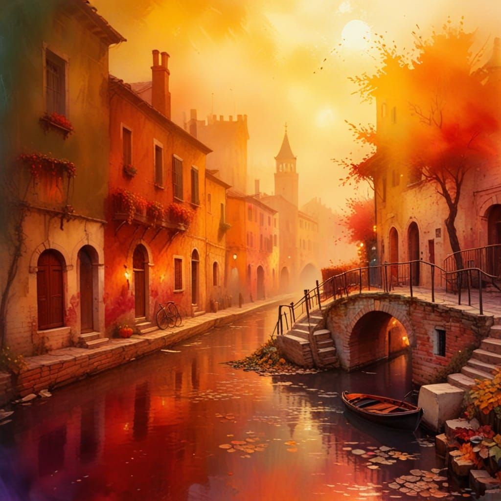The Autumn Canal