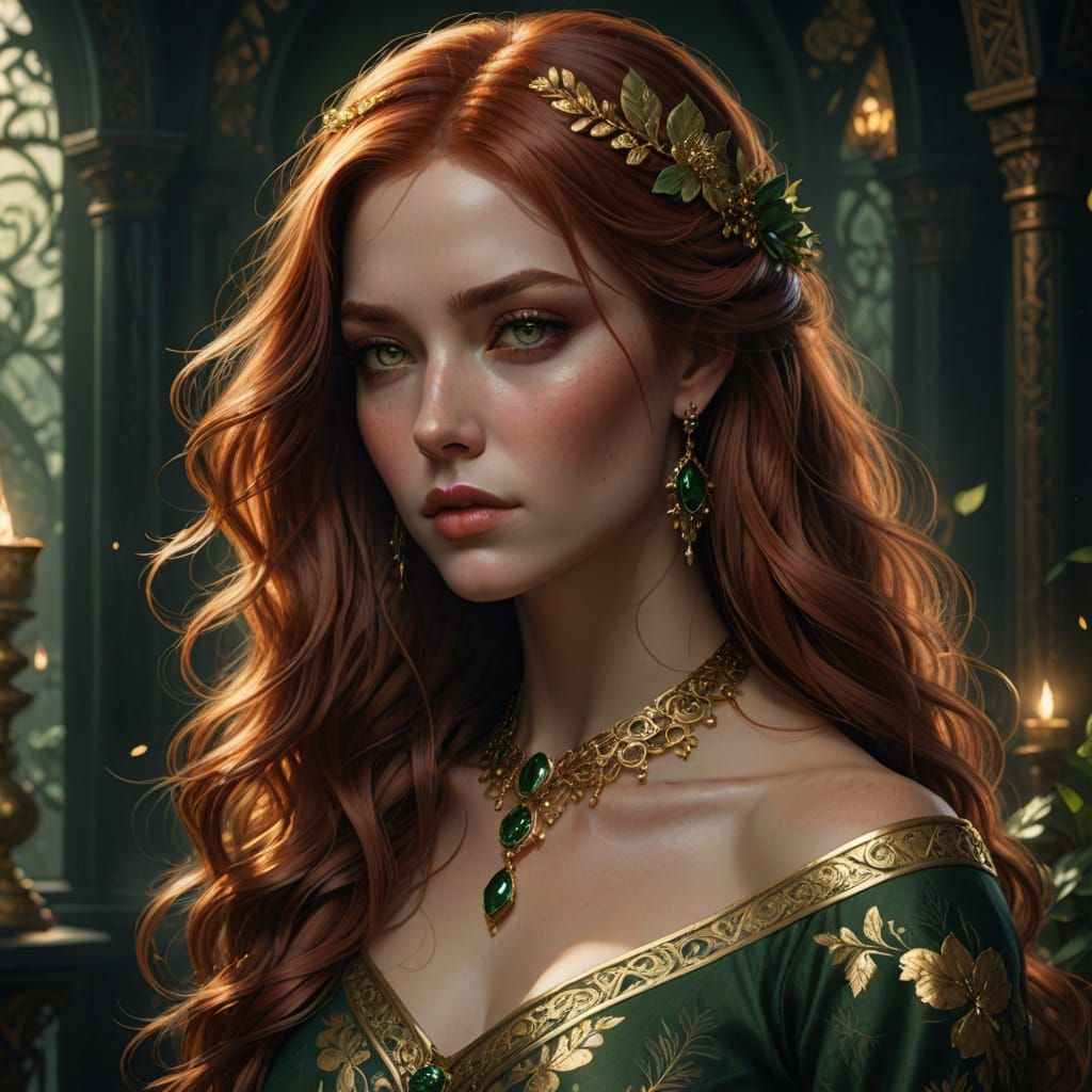 Ethereal Fantasy Portrait in Hyper-Realistic Digital Art