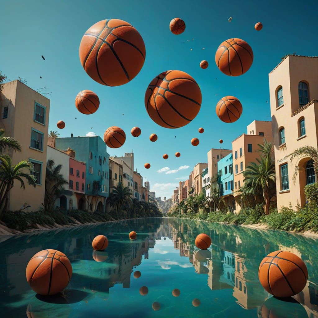 Raining Basketballs