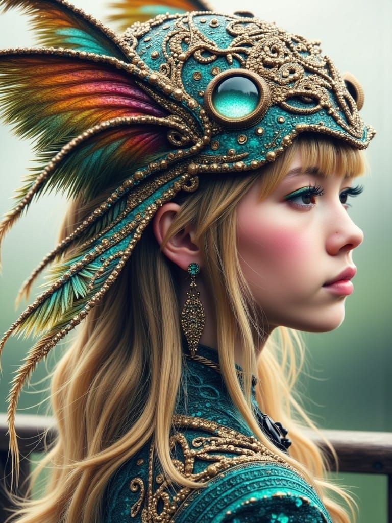 Enchanted Goddess in Pastel Hues