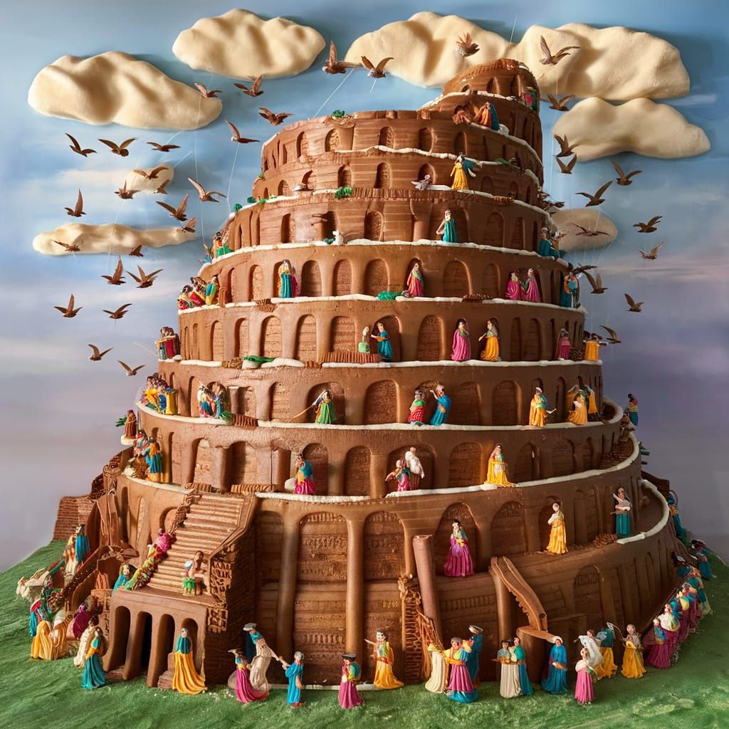Tower of Babel Cake: An Edible Masterpiece