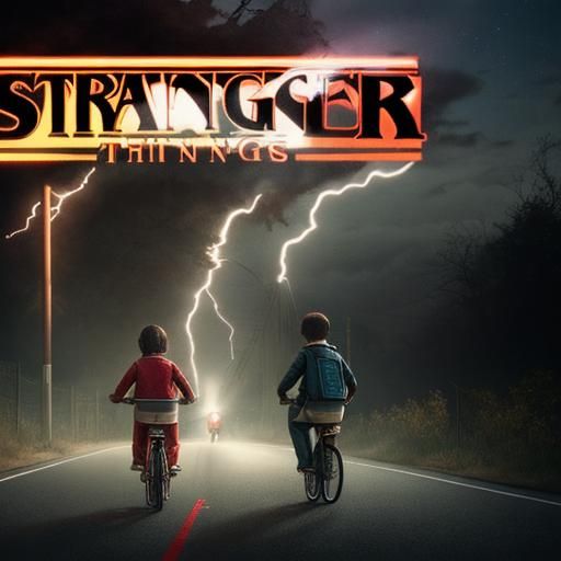 Stranger Things Inspired AI Art