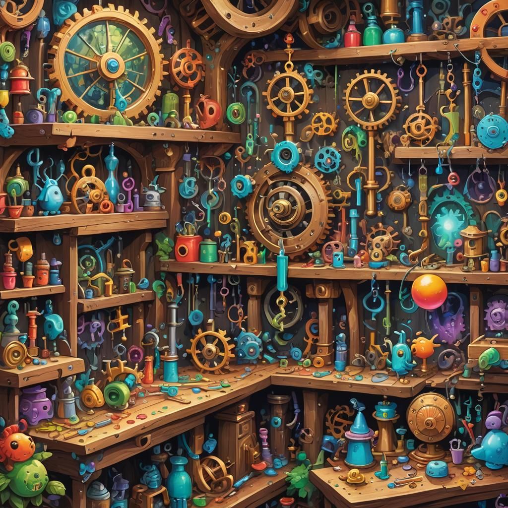 Keymaker's Workshop: Vibrant Graffiti Art Scene