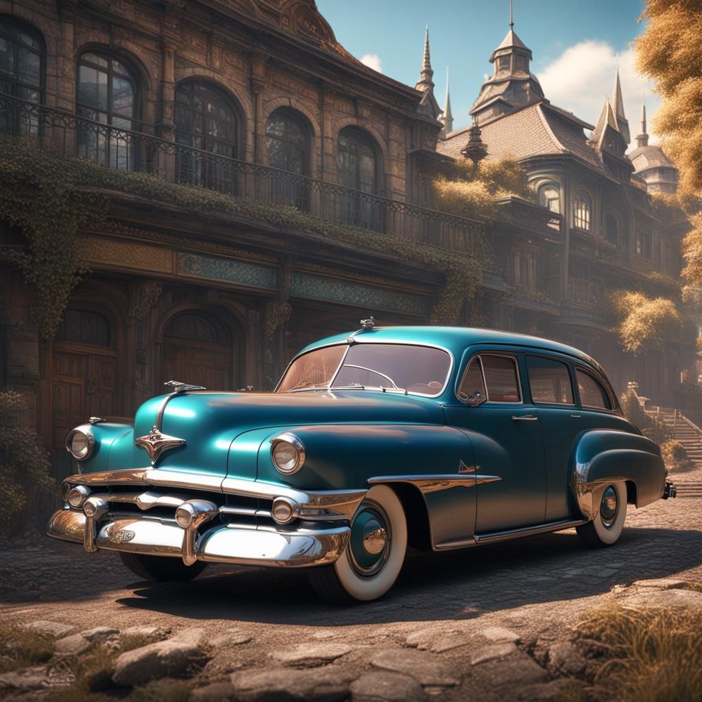 1950s Big Car Concept Art