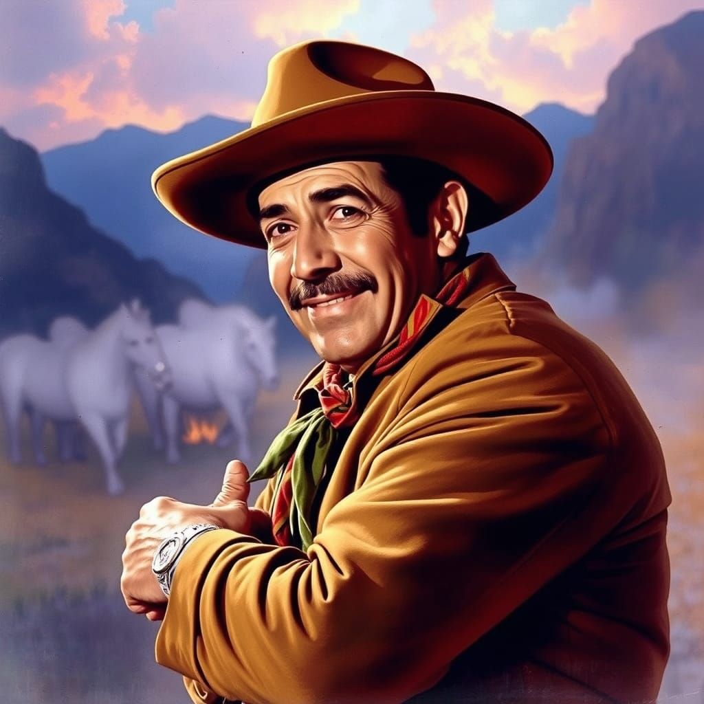 Alfonso Bedoya in Ethereal Fantasy Scene